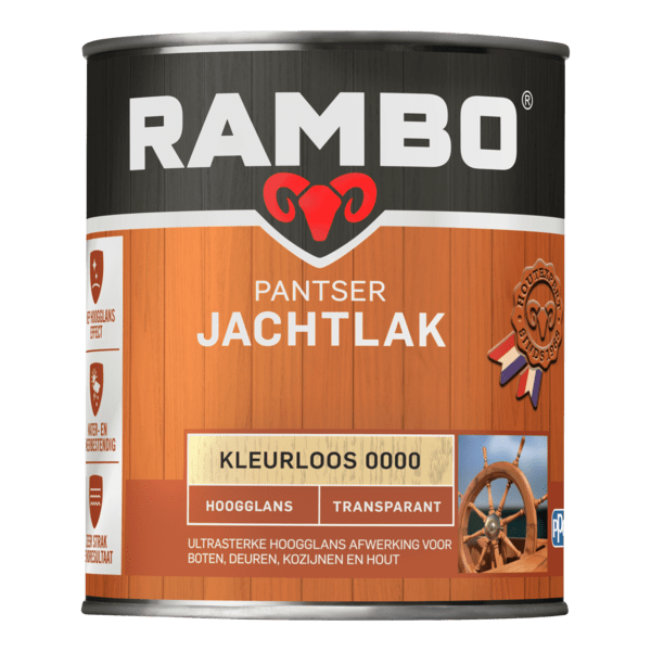 Rambo jachtlak transparant blank 750 ml