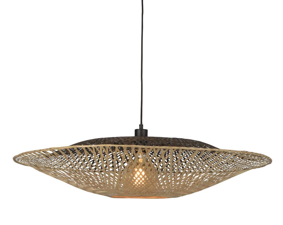 Hanglamp  bamboe plat, L