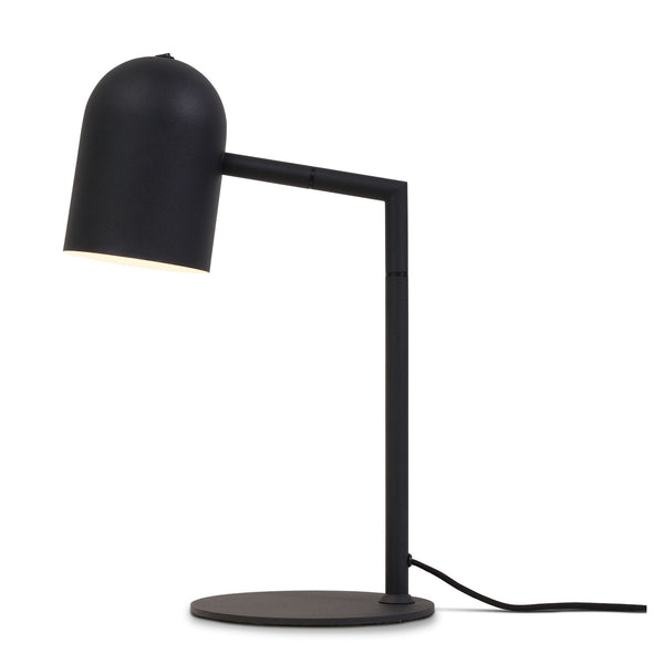 Tafellamp ijzer kap rond h.17xdia.12cm,