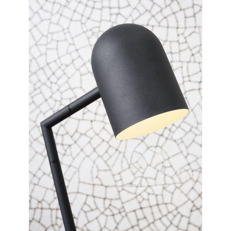 Vloerlamp ijzer kap rond h.17xdia.12cm,