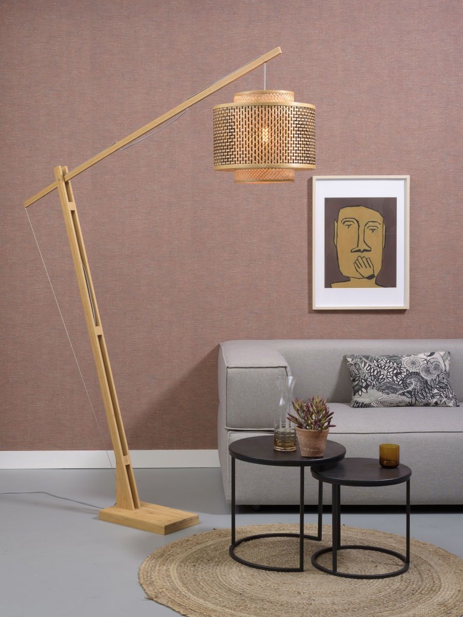 Vloerlamp Bhutan h.207/kap 4034