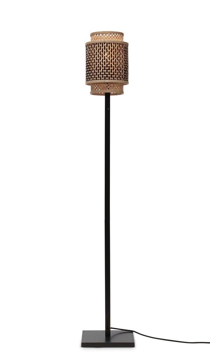 Vloerlamp bhutan s zw18x25 zwnat.