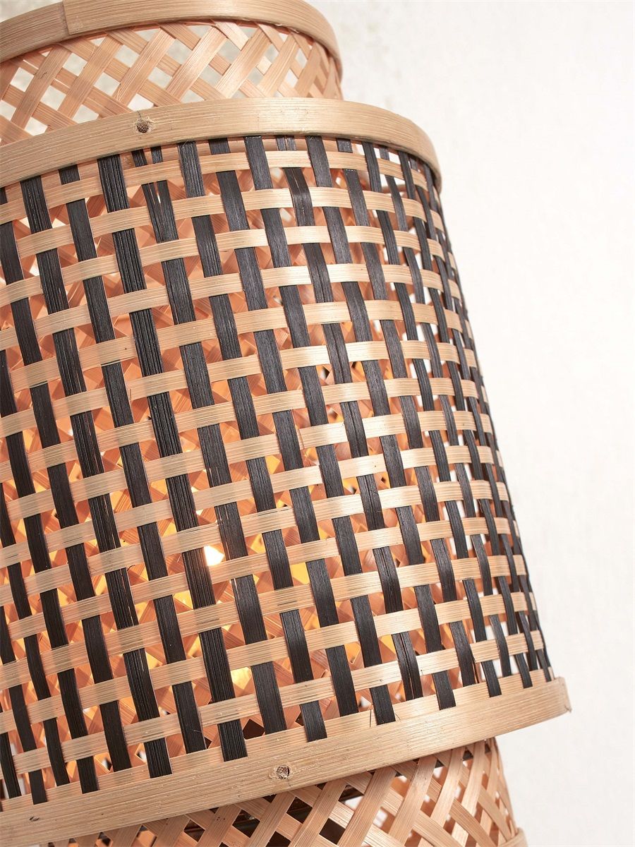 Vloerlamp bhutan s zw18x25 zwnat.