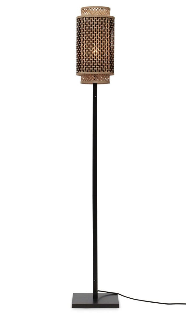 Vloerlamp bhutan s zw18x35 zwnat.