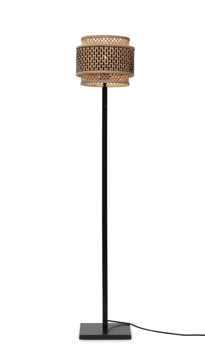 Vloerlamp bhutan s zw25x20 zwnat.