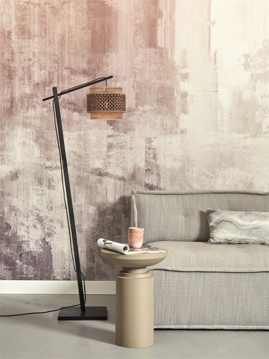 Vloerlamp bhutan s zw25x20 zwnat.