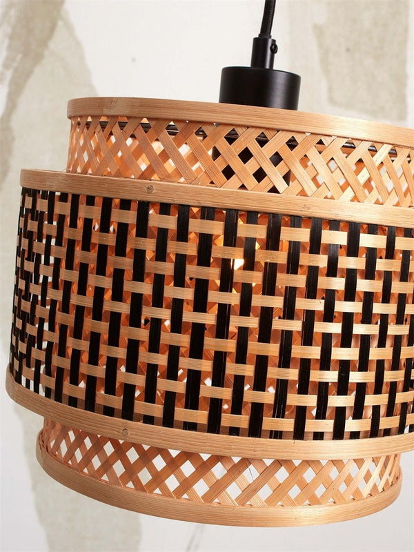 Vloerlamp bhutan s zw25x20 zwnat.