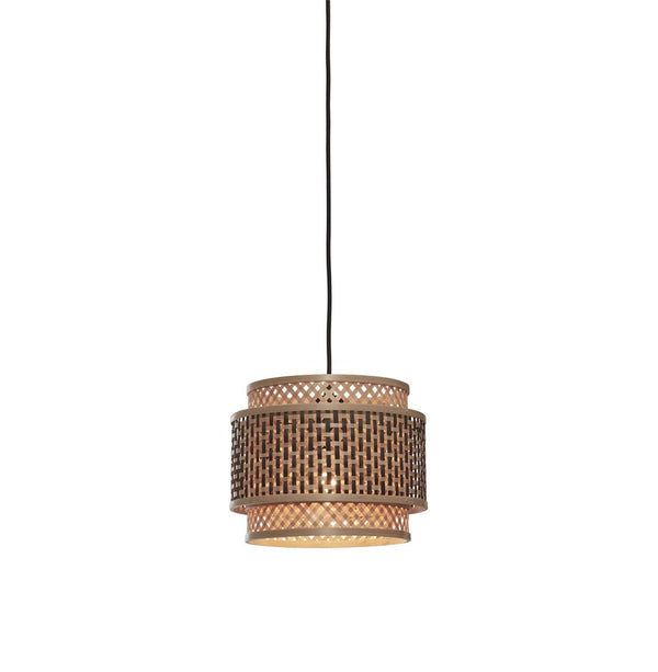 Hanglamp?bhutan rond 25cm?zwnat., s