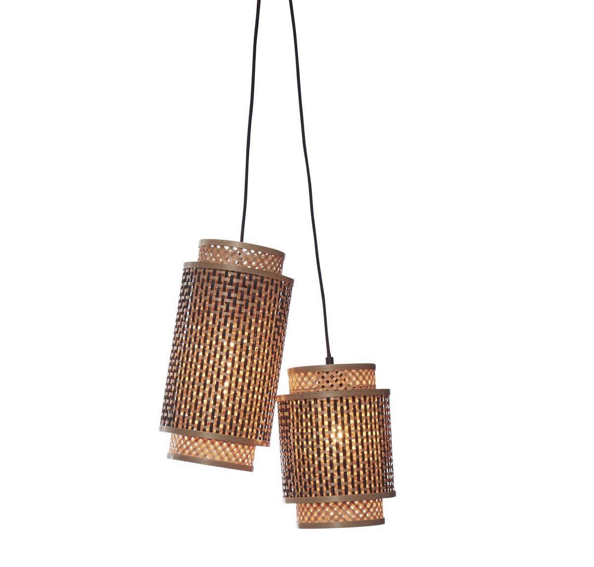Hanglamp bhutan2-kaps zwnat.