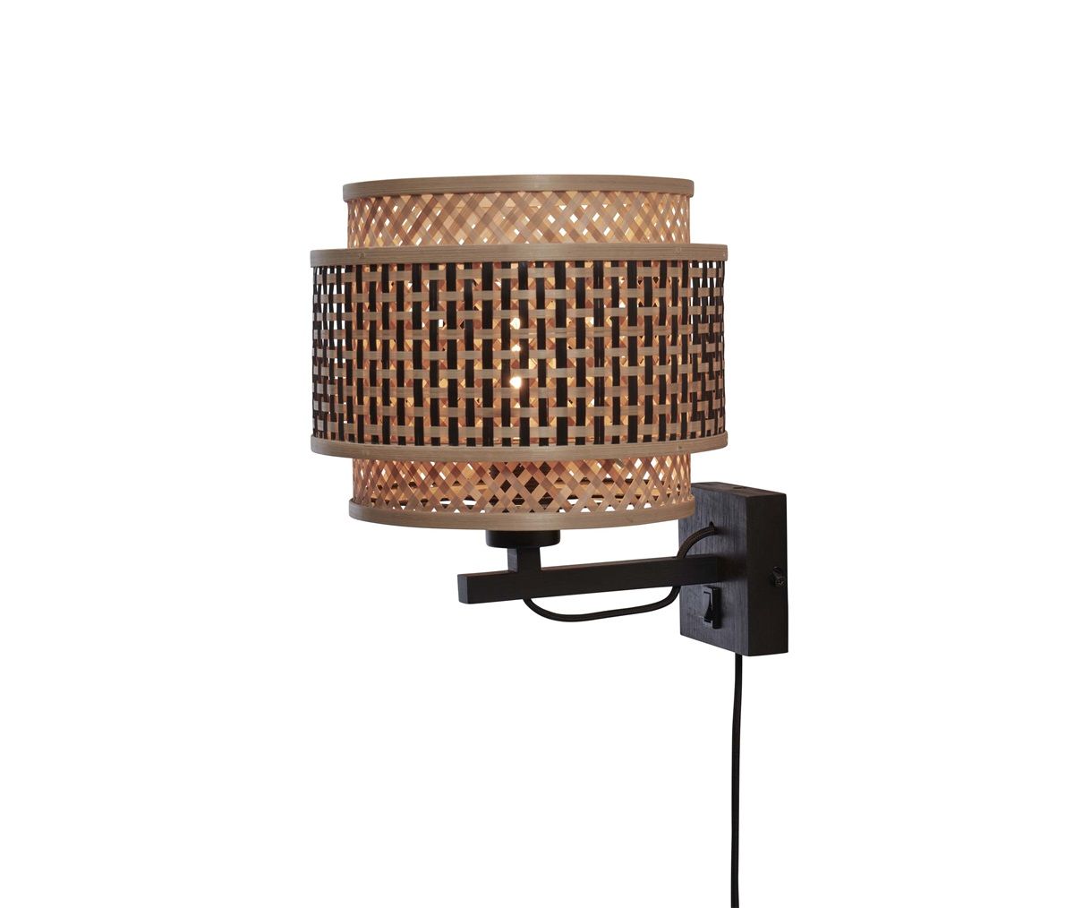 Wandlamp bhutankap 2520 zwnat, zw.