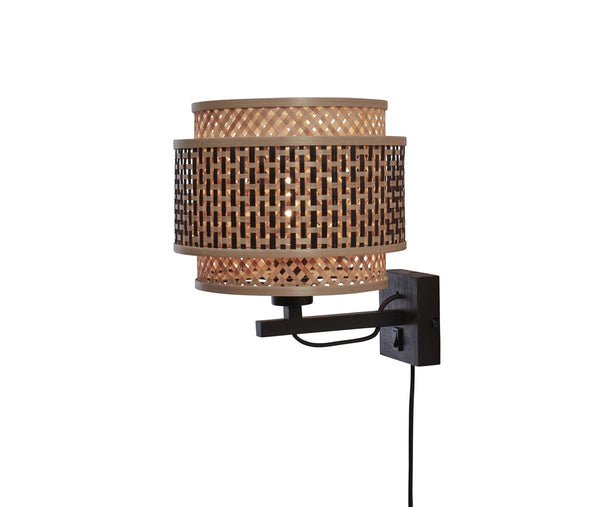 Wandlamp bhutankap 2520 zwnat, zw.
