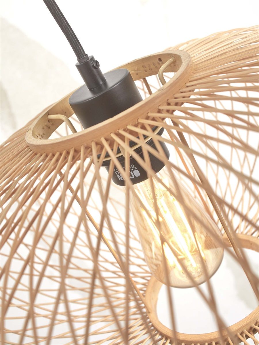 Vloerlamp cango s wit40x20 nat.