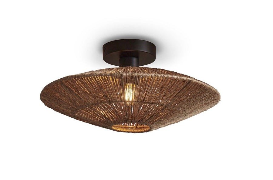 Plafonniere iguazu s schijf 40cm, nat.