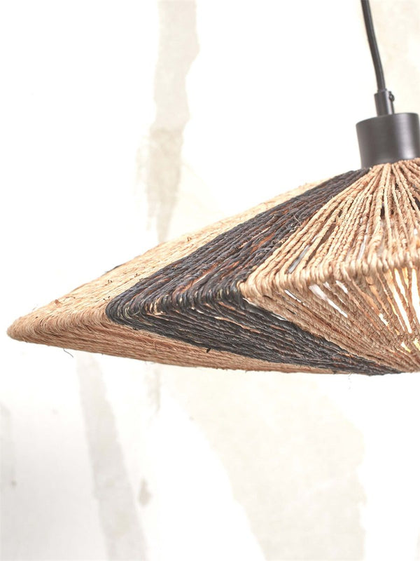 Vloerlamp iguazu s nat40x12, zwnat.