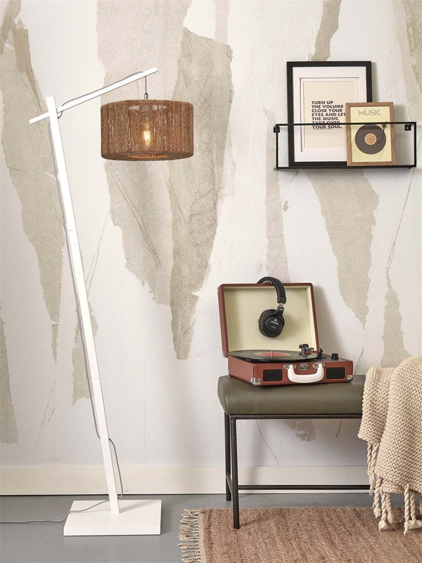 Vloerlamp iguazu s wit30x16, nat.