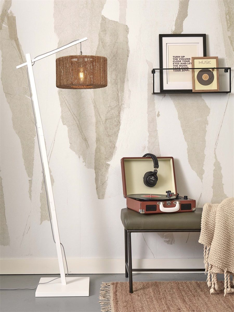 Vloerlamp iguazu s wit30x16, nat.