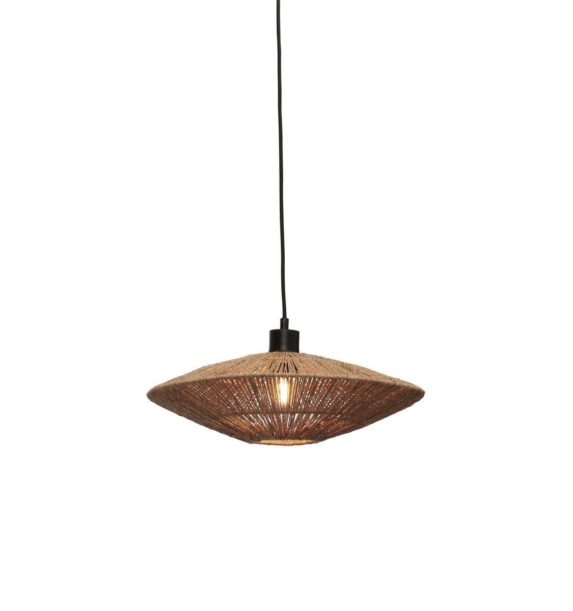 Hanglamp iguazu s schijf 40cm, nat.