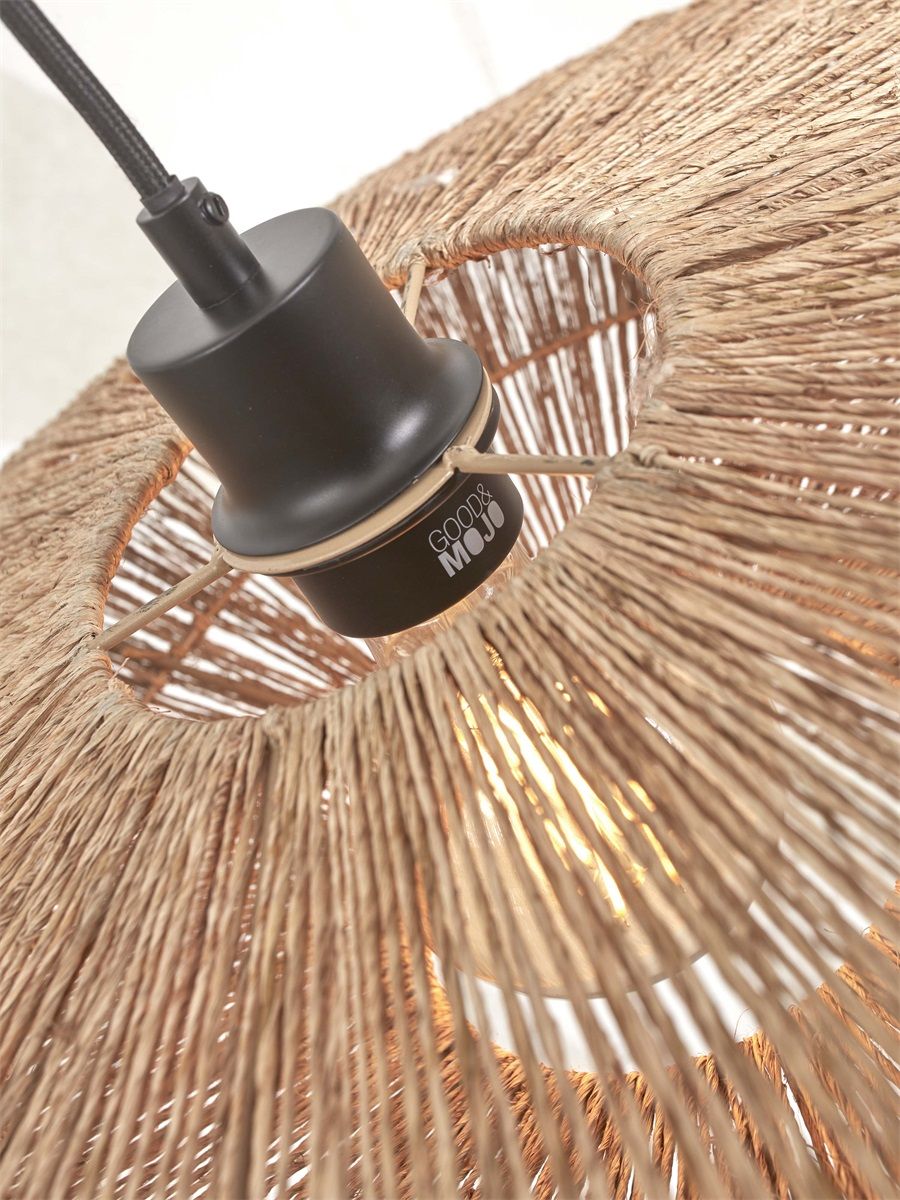 Hanglamp iguazu s schijf 40cm, nat.