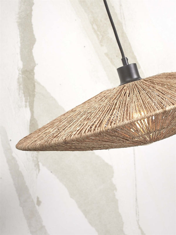 Hanglamp iguazu l schijf 55cm, nat.