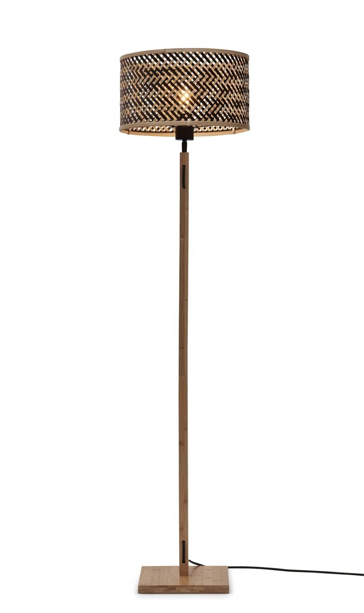 Vloerlamp?java recht zw32x18, zwnat.