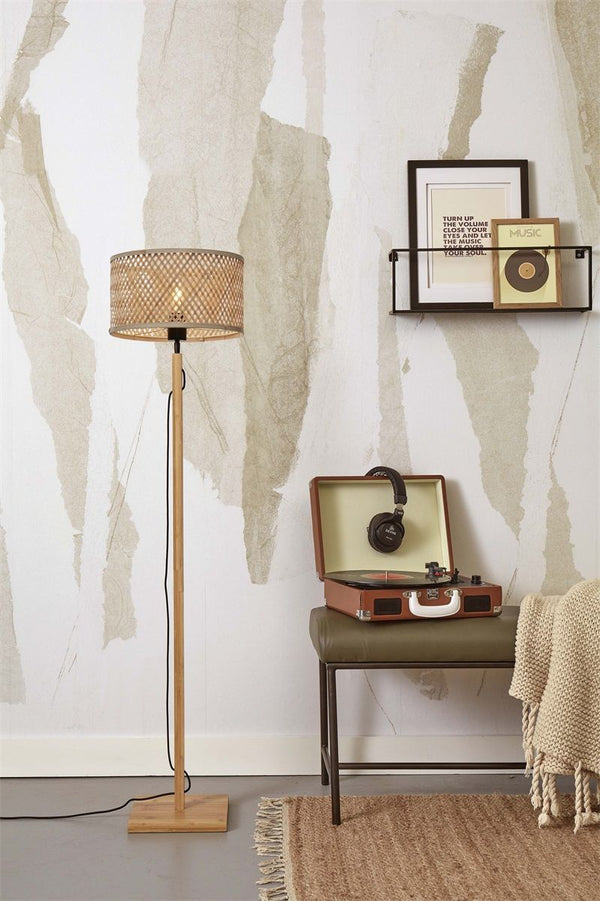 Vloerlamp?java recht nat32x18, nat.