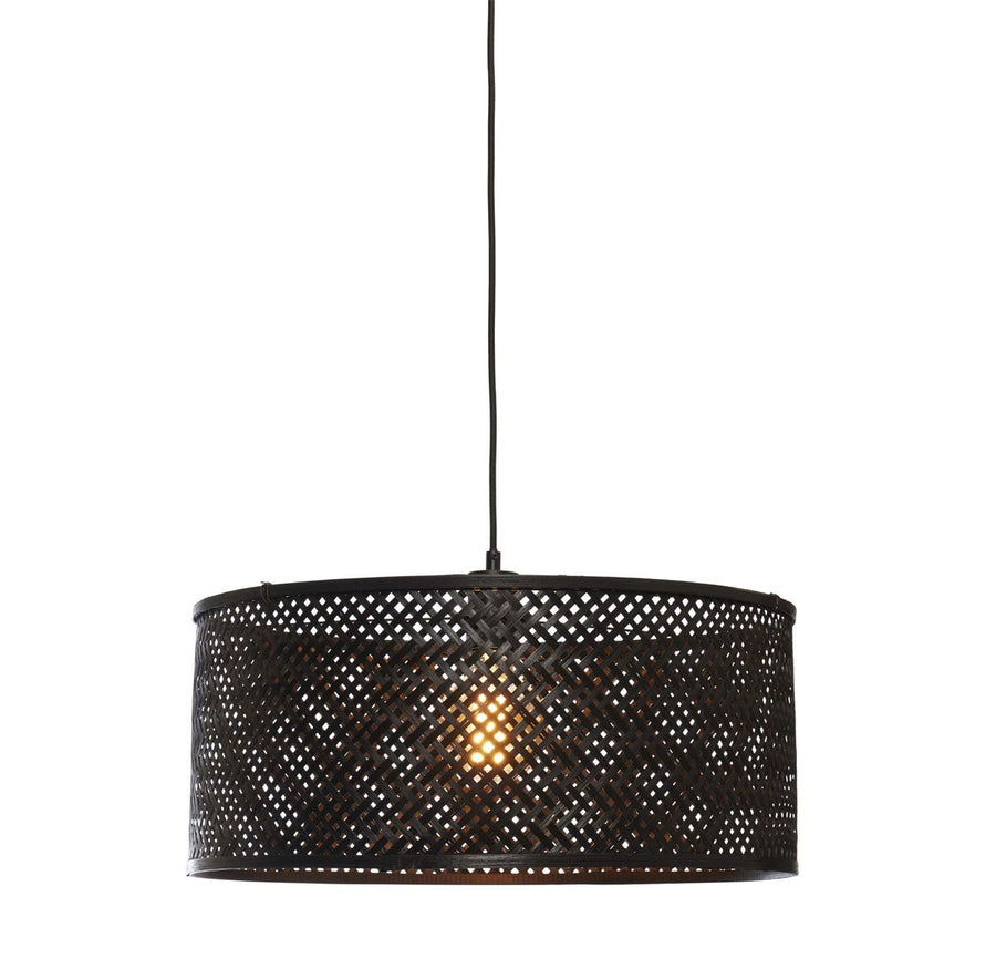 Hanglamp java 50x22, zwart