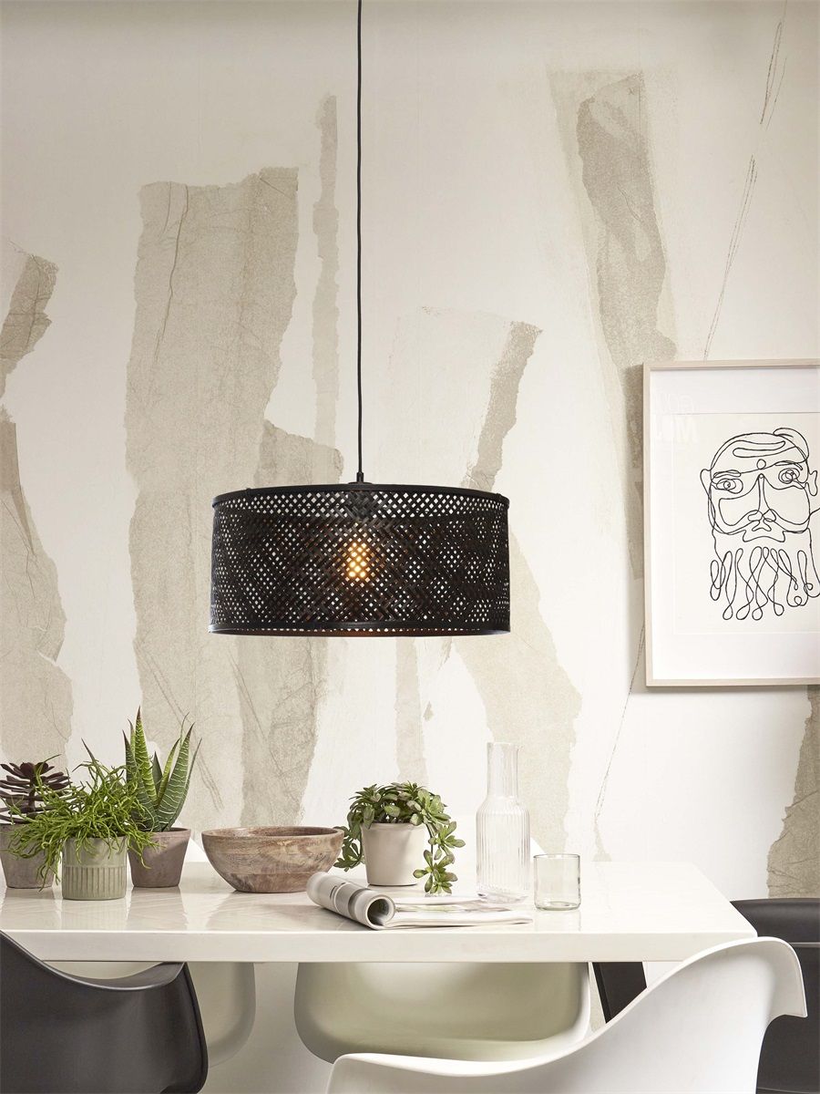 Hanglamp java 50x22, zwart