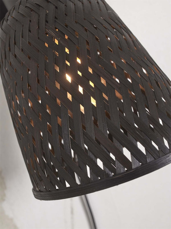 Wandlamp java zw15x17, zwart
