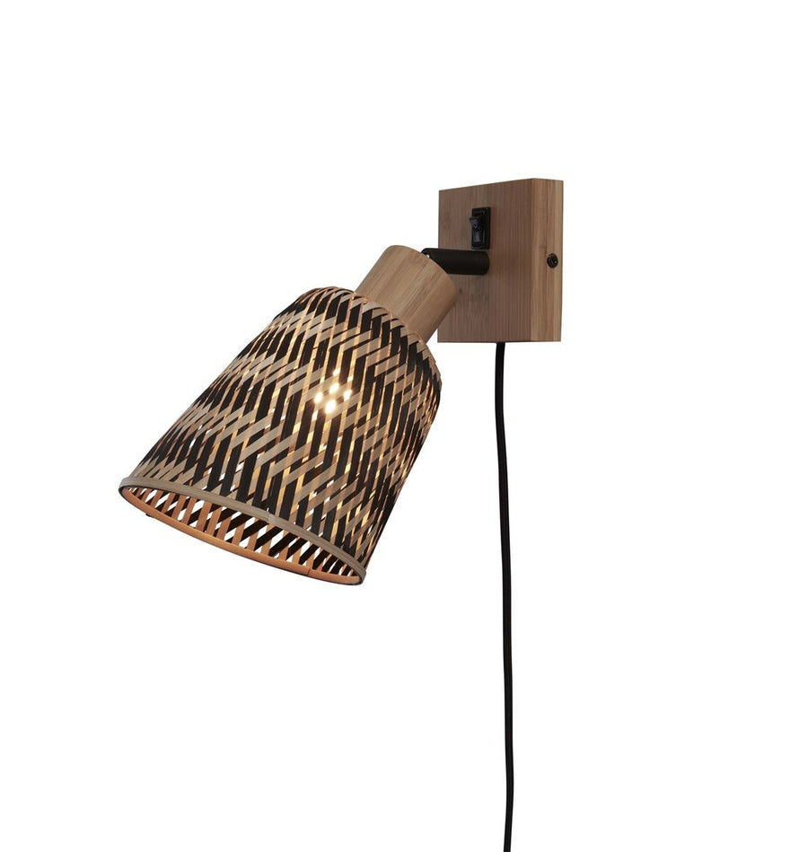 Wandlamp java nat15x17, zw.nat.