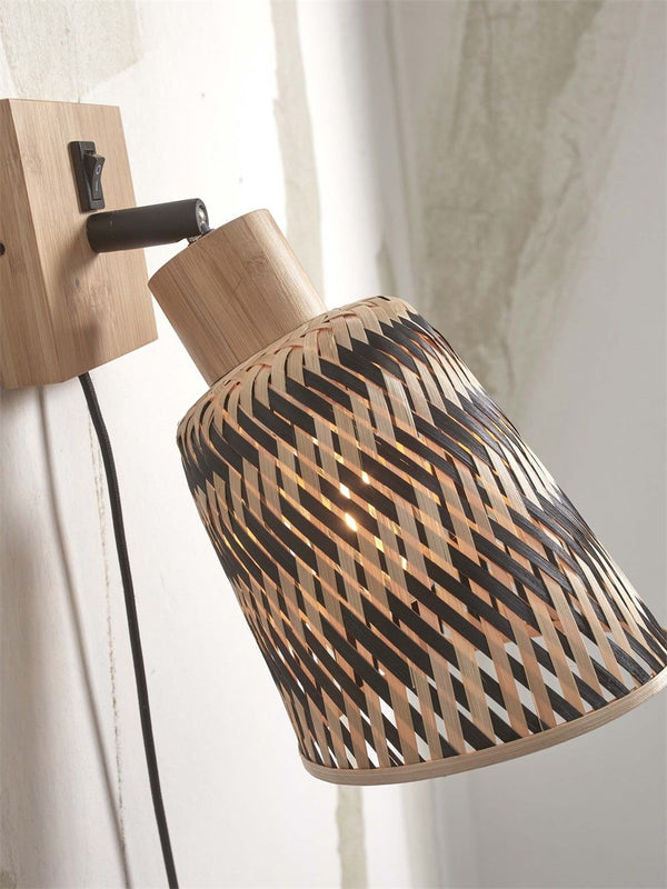 Wandlamp java nat15x17, zw.nat.