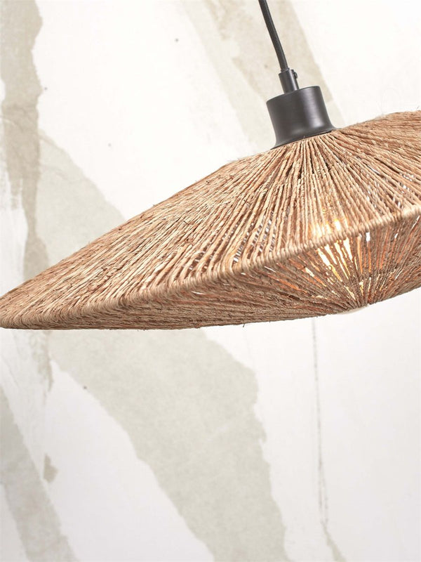 Vloerlamp iguazu l wit55x14, nat.