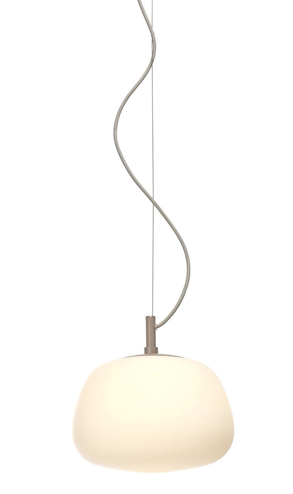 Hanging lamp Sapporo white/sand, S