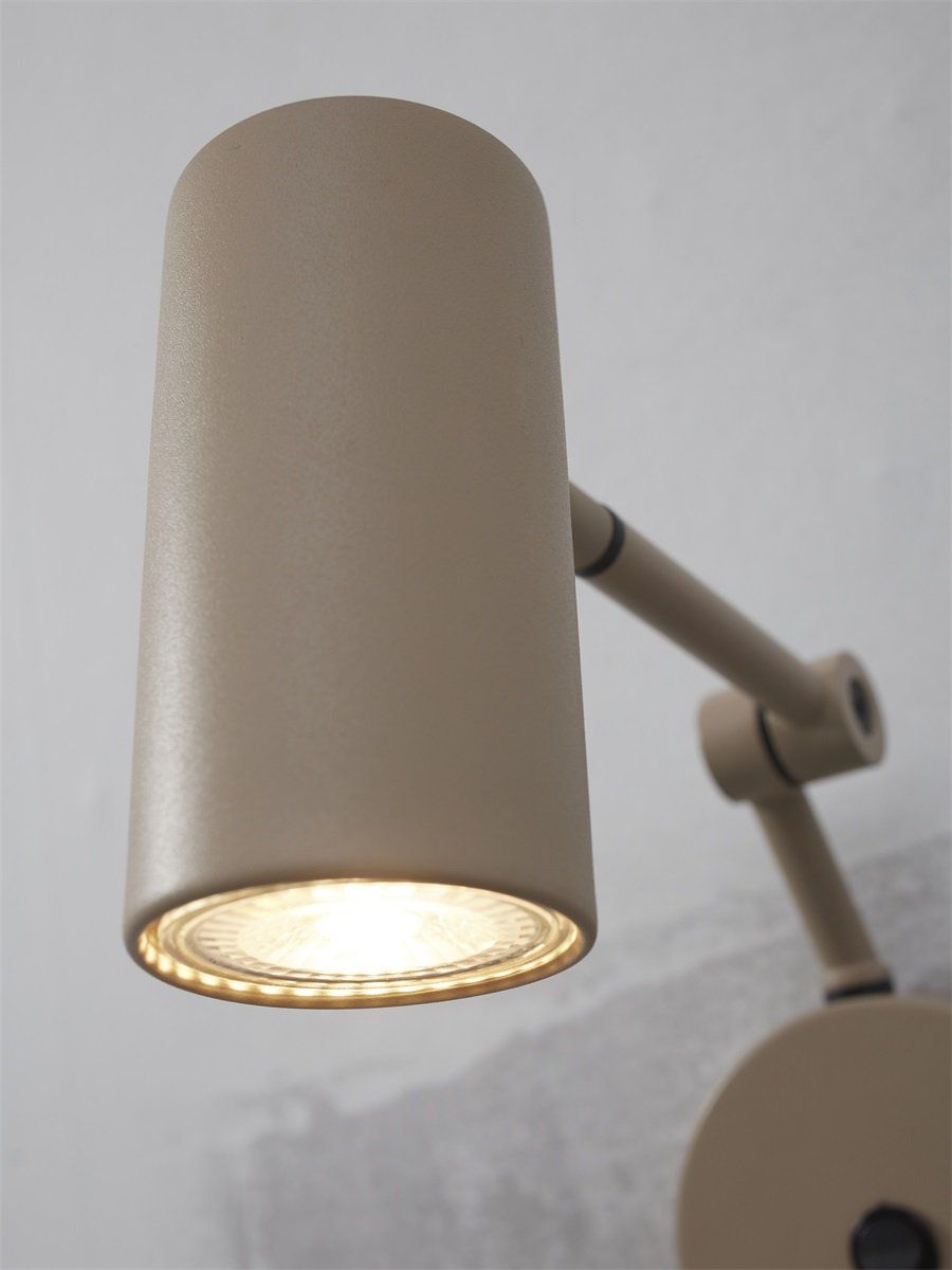 Wall lamp iron Montreux, sand