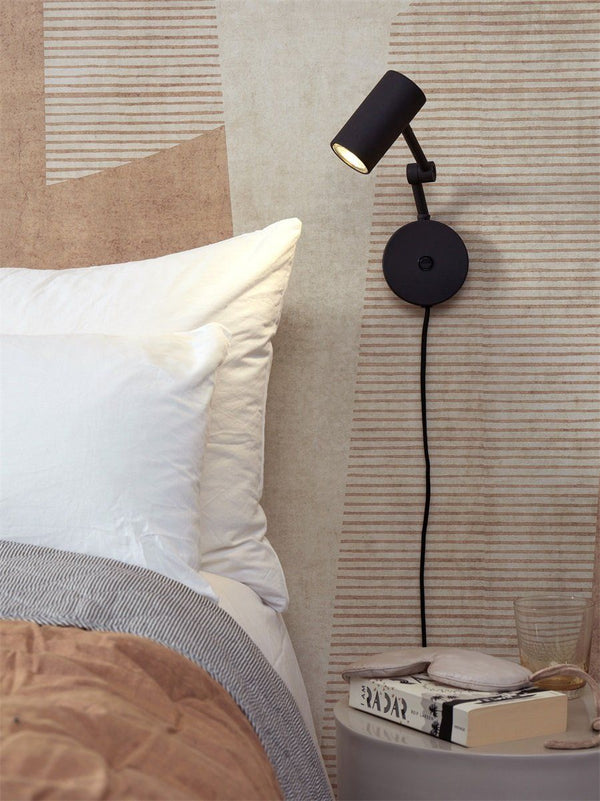 Wall lamp iron Montreux, black