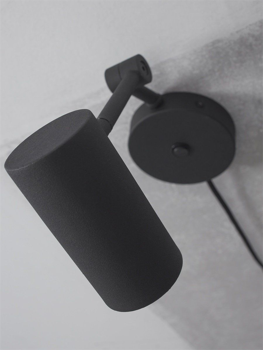 Wall lamp iron Montreux, black