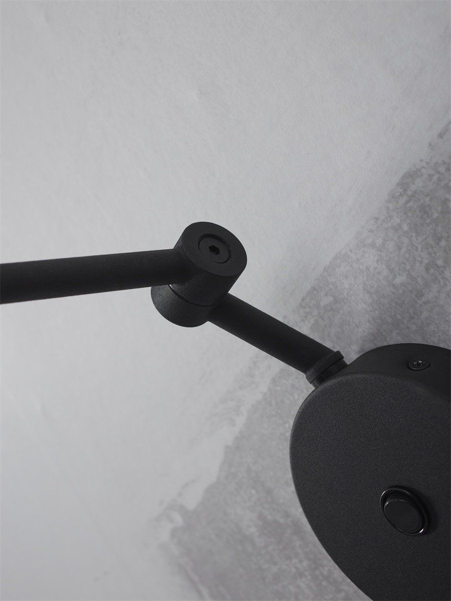 Wall lamp iron Montreux, black