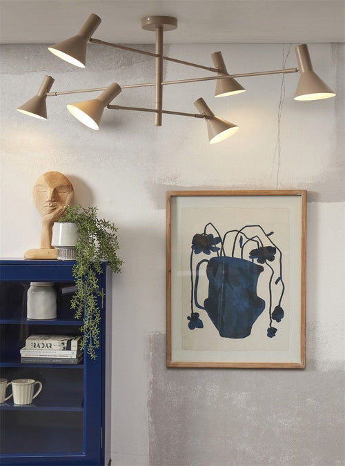 Ceiling lamp Izmir 3-arm, sand