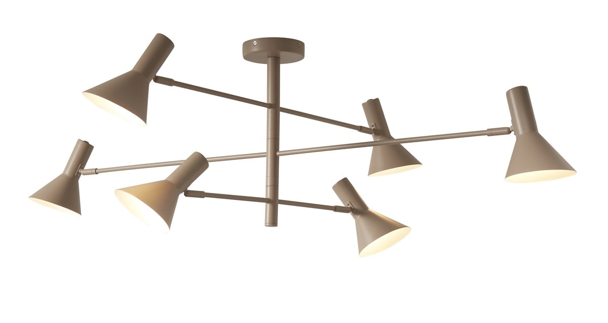 Ceiling lamp Izmir 3-arm, sand
