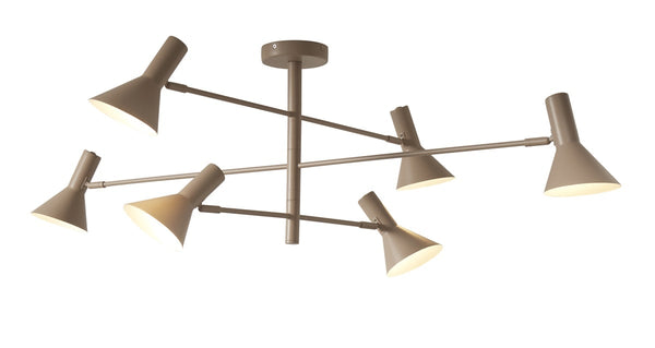 Ceiling lamp Izmir 3-arm, sand