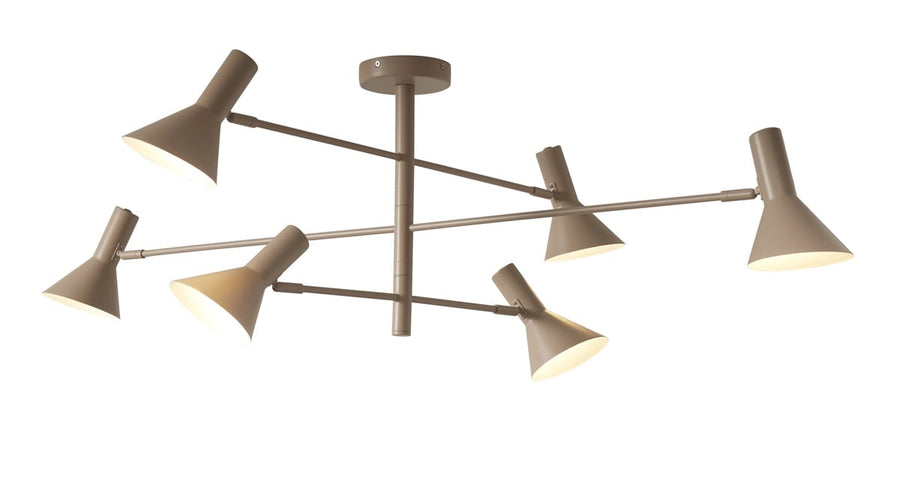 Ceiling lamp Izmir 3-arm, sand