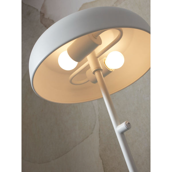 Floor lamp iron Porto, white
