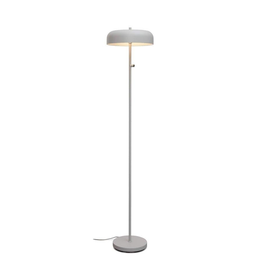 Floor lamp iron Porto, light grey