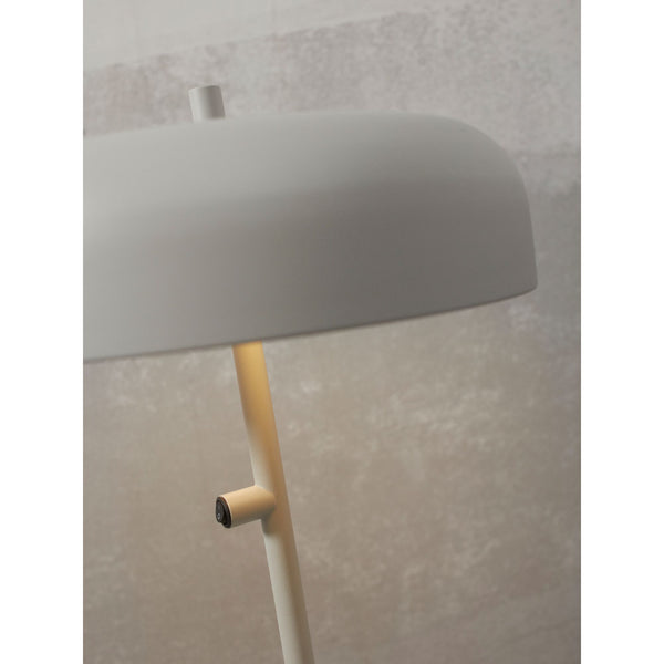 Table lamp iron Porto L, light grey