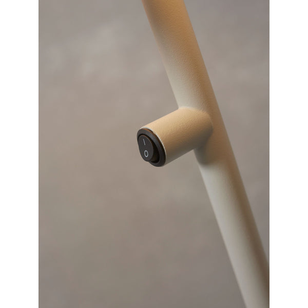 Table lamp iron Porto L, light grey