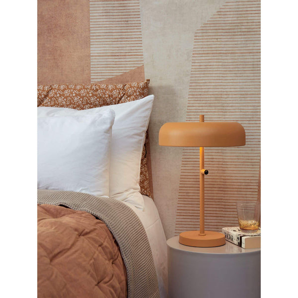 Table lamp iron Porto L, mustard