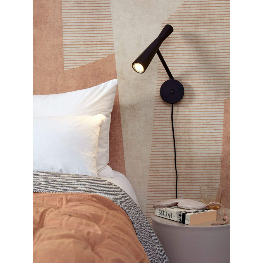 Wall lamp Bordeaux GU10, black