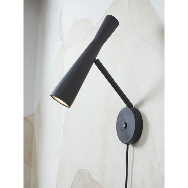 Wall lamp Bordeaux GU10, black