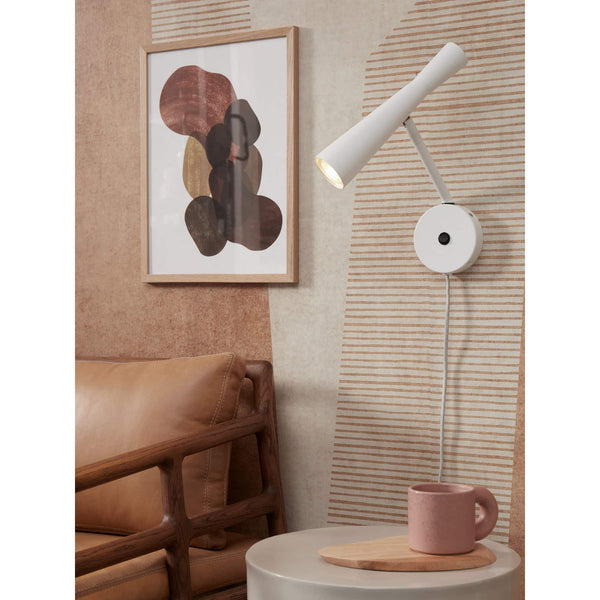 Wall lamp Bordeaux GU10, white