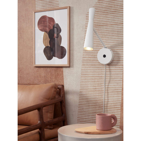 Wall lamp Bordeaux GU10, white