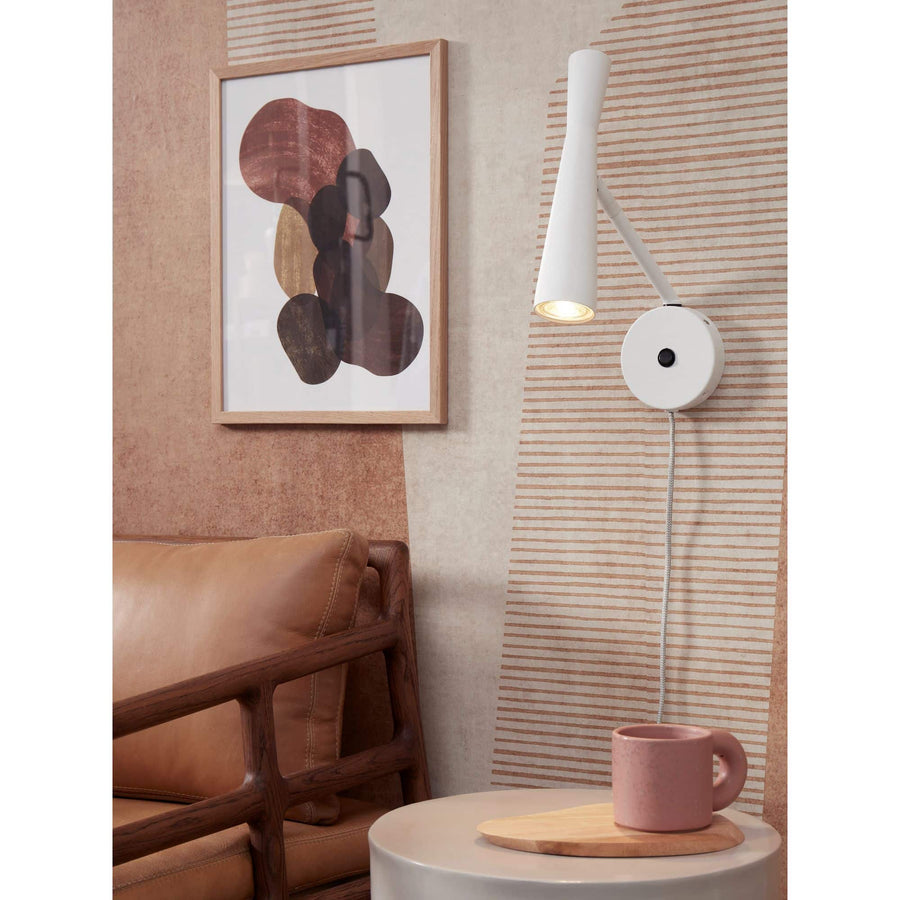 Wall lamp Bordeaux GU10, white